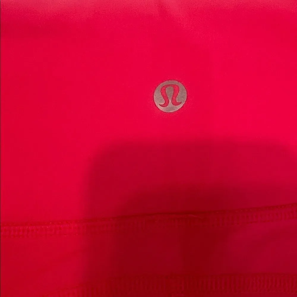 Lululemon sz6/S see size chart hot pink leggings with side and waist pockets GUC